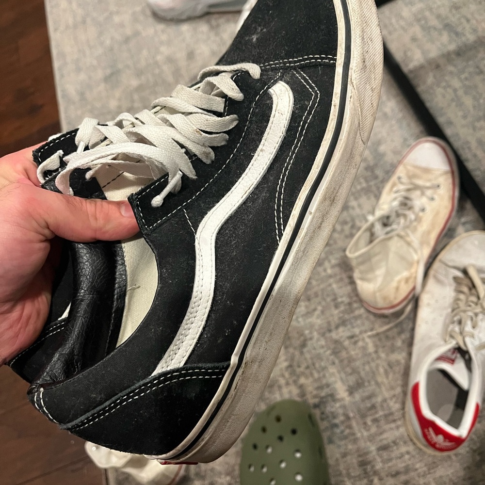 Vans Black and White Old Skool Sneakers